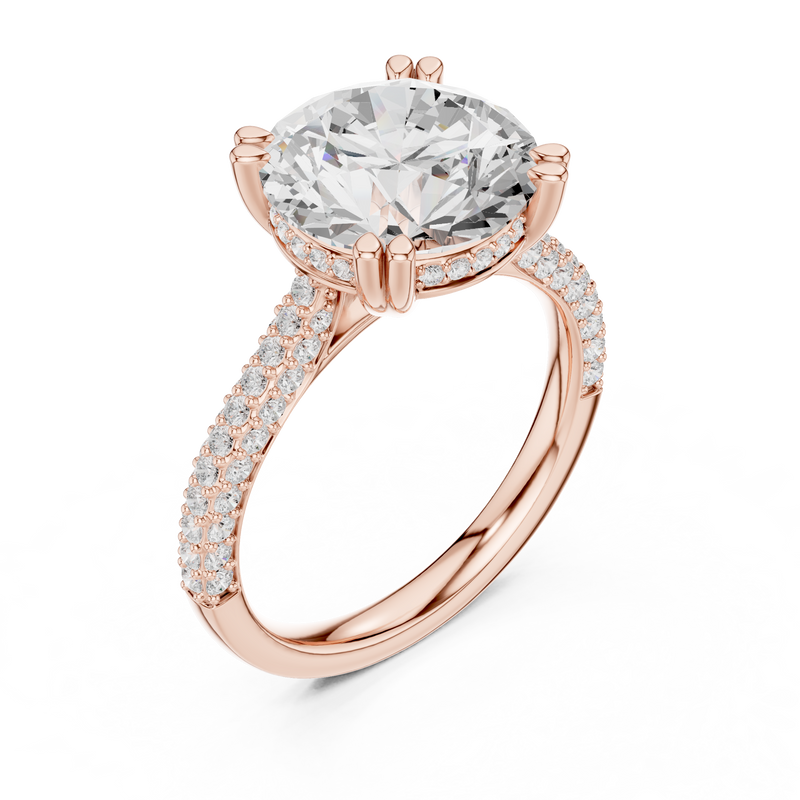 Ladies Ring DDLR-960@7 - Rose Gold - Image