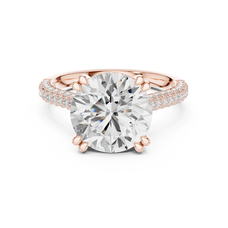 Ladies Ring DDLR-960@7 - Rose Gold - Image