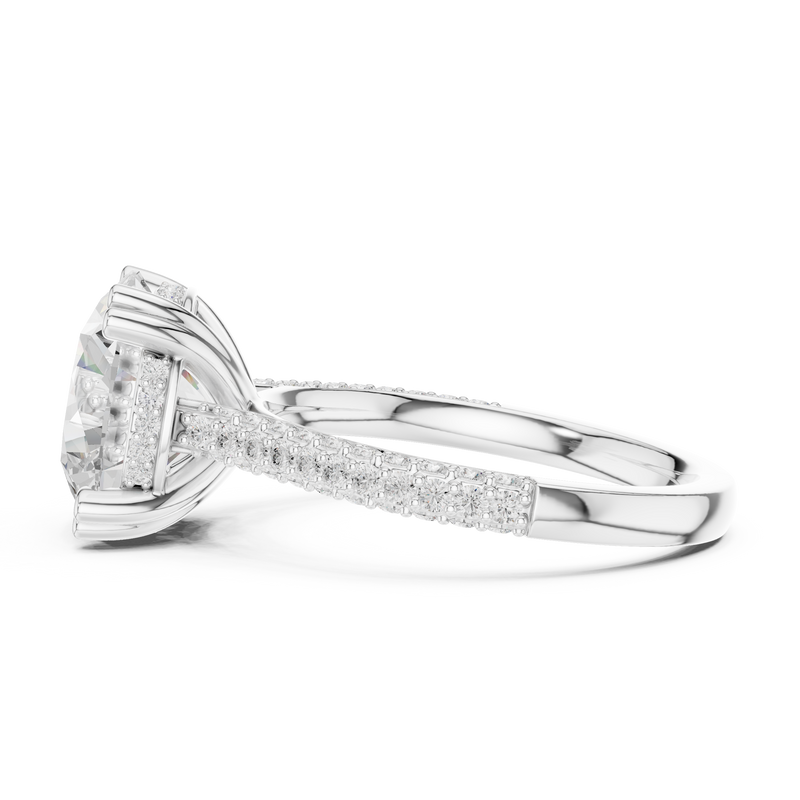 Ladies Ring DDLR-960@7 - White Gold - Image