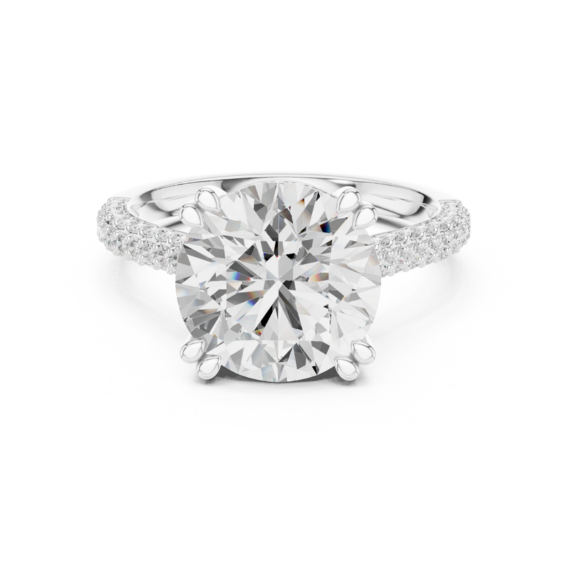 Ladies Ring DDLR-960@7 - White Gold - Image