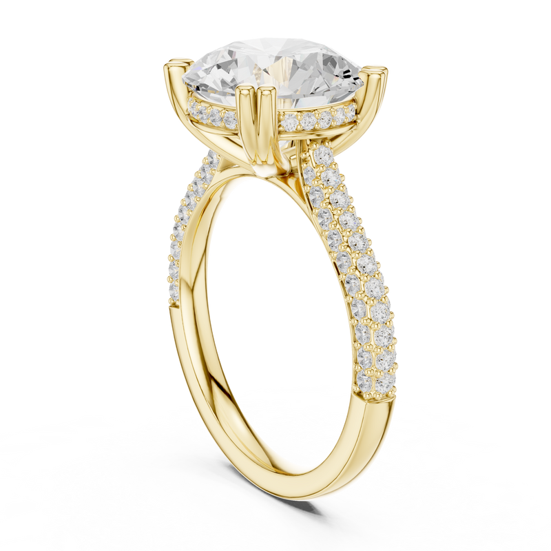 Ladies Ring DDLR-960@7 - Yellow Gold - Image