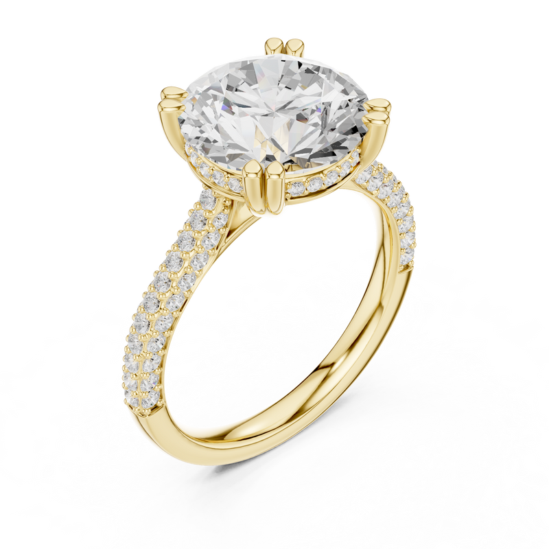 Ladies Ring DDLR-960@7 - Yellow Gold - Image