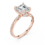 Ladies Ring DDLR-961@7 - Rose Gold - Image