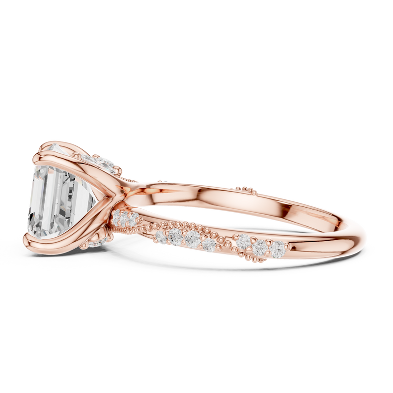 Ladies Ring DDLR-961@7 - Rose Gold - Image