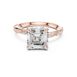 Ladies Ring DDLR-961@7 - Rose Gold - Image