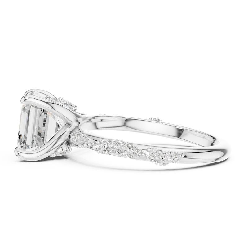 Ladies Ring DDLR-961@7 - White Gold - Image