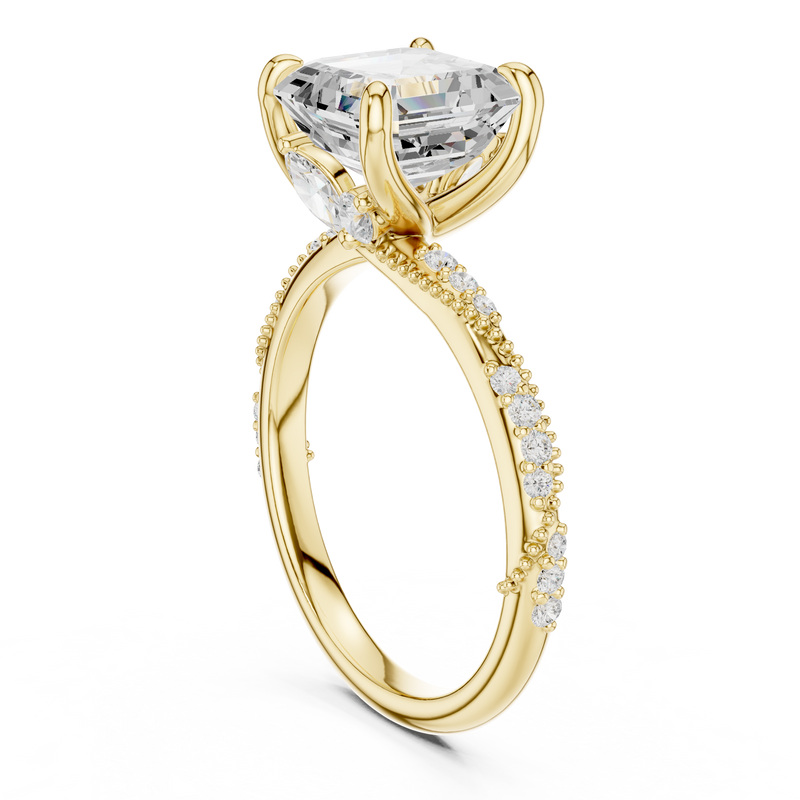 Ladies Ring DDLR-961@7 - Yellow Gold - Image