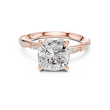 Ladies Ring DDLR-962@7 - Rose Gold - Image