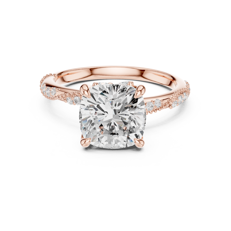 Ladies Ring DDLR-962@7 - Rose Gold - Image