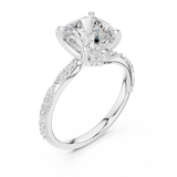 Ladies Ring DDLR-962@7 - White Gold - Image