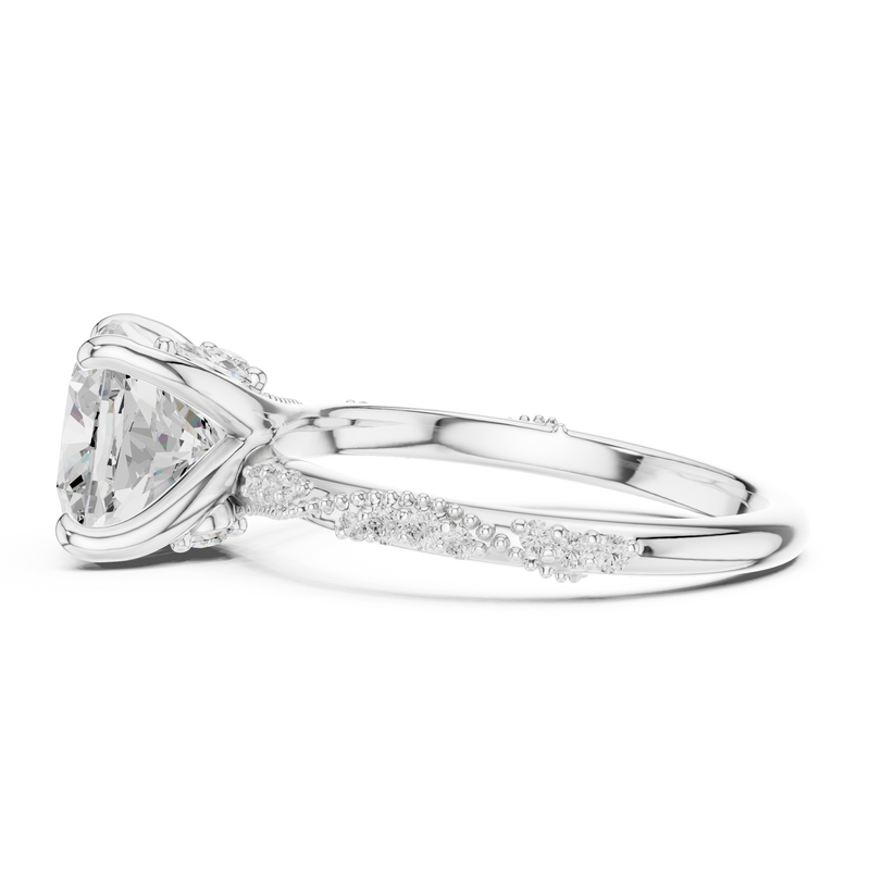 Ladies Ring DDLR-962@7 - White Gold - Image