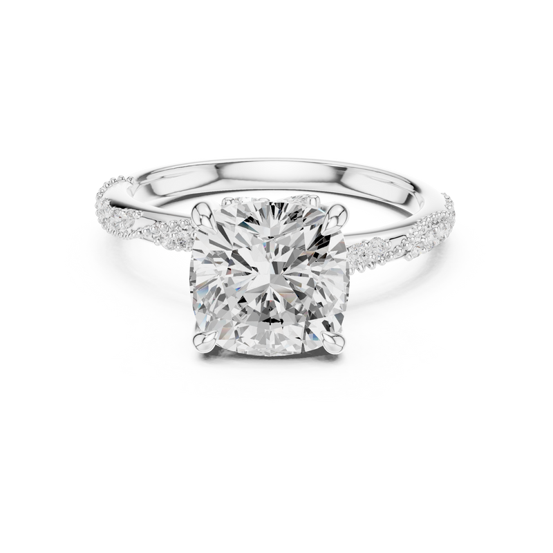 Ladies Ring DDLR-962@7 - White Gold - Image