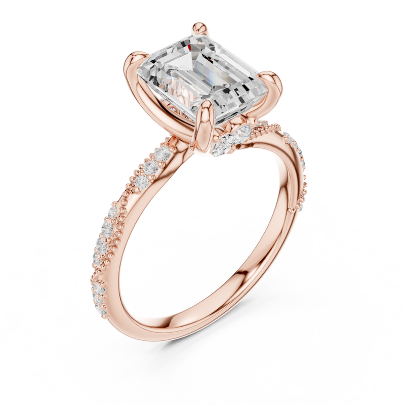 Ladies Ring DDLR-963@7 - Rose Gold - Image