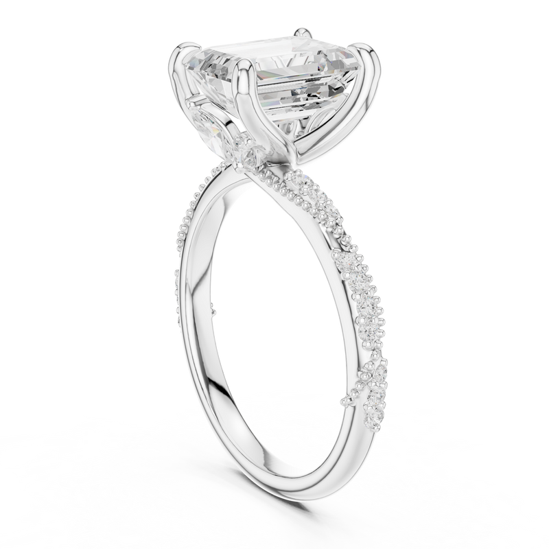 Ladies Ring DDLR-963@7 - White Gold - Image