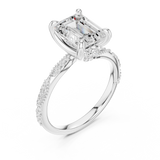 Ladies Ring DDLR-963@7 - White Gold - Image
