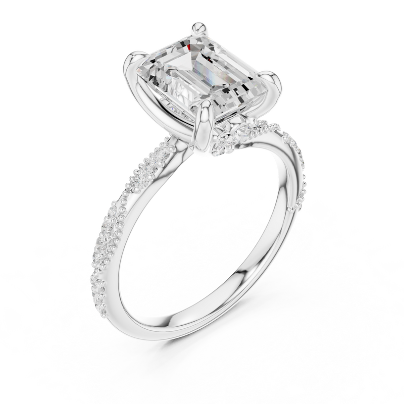 Ladies Ring DDLR-963@7 - White Gold - Image