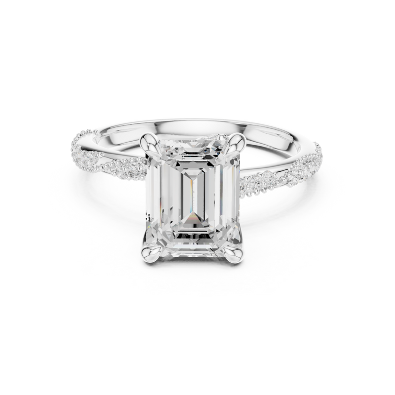 Ladies Ring DDLR-963@7 - White Gold - Image