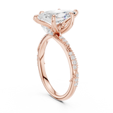 Ladies Ring DDLR-964@7 - Rose Gold - Image