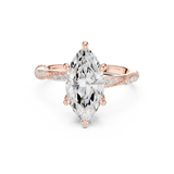 Ladies Ring DDLR-964@7 - Rose Gold - Image