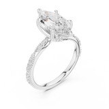 Ladies Ring DDLR-964@7 - White Gold - Image