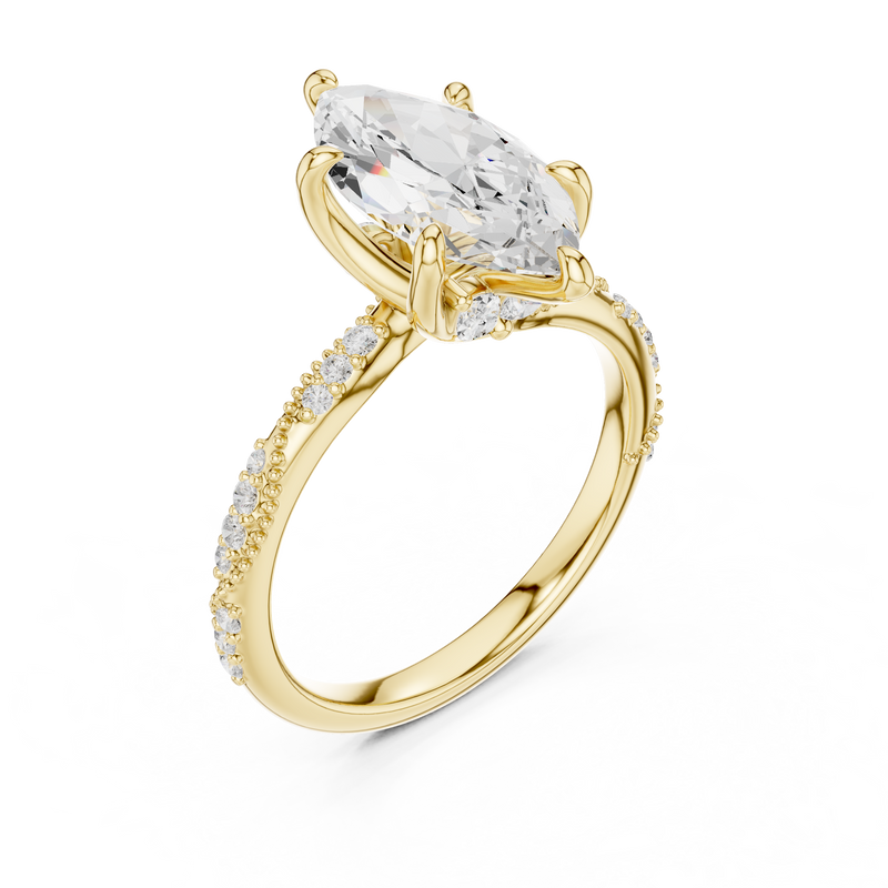Ladies Ring DDLR-964@7 - Yellow Gold - Image