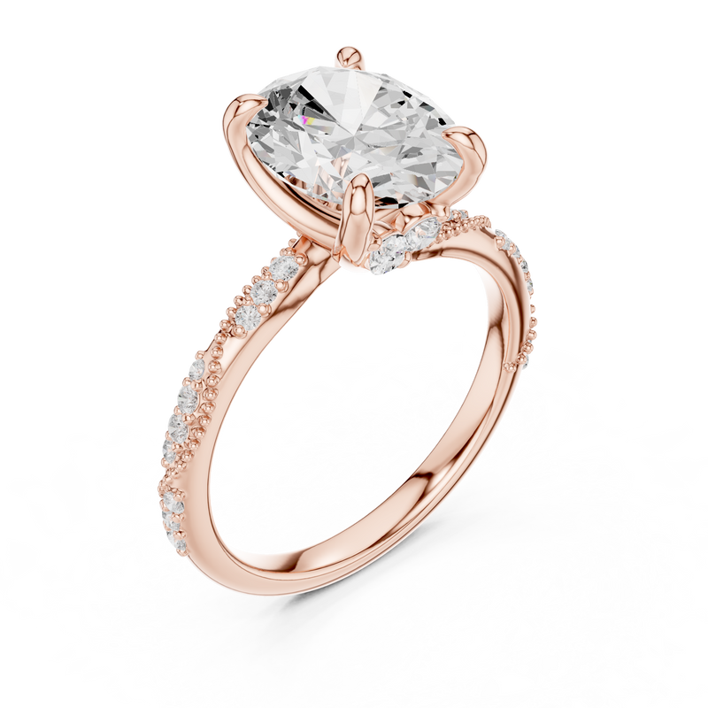 Ladies Ring DDLR-965 - Rose Gold - Image