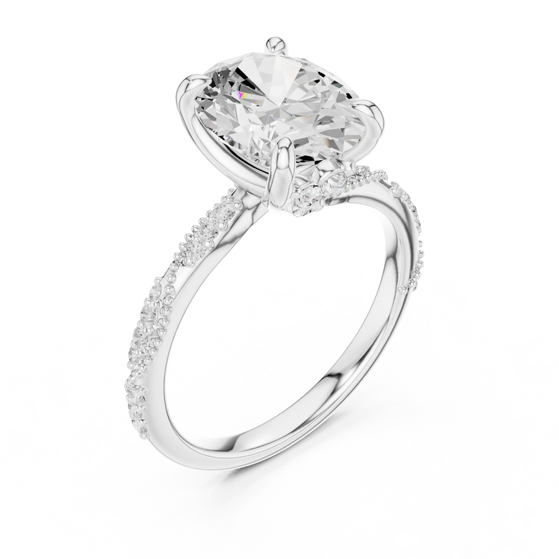 Ladies Ring DDLR-965 - White Gold - Image