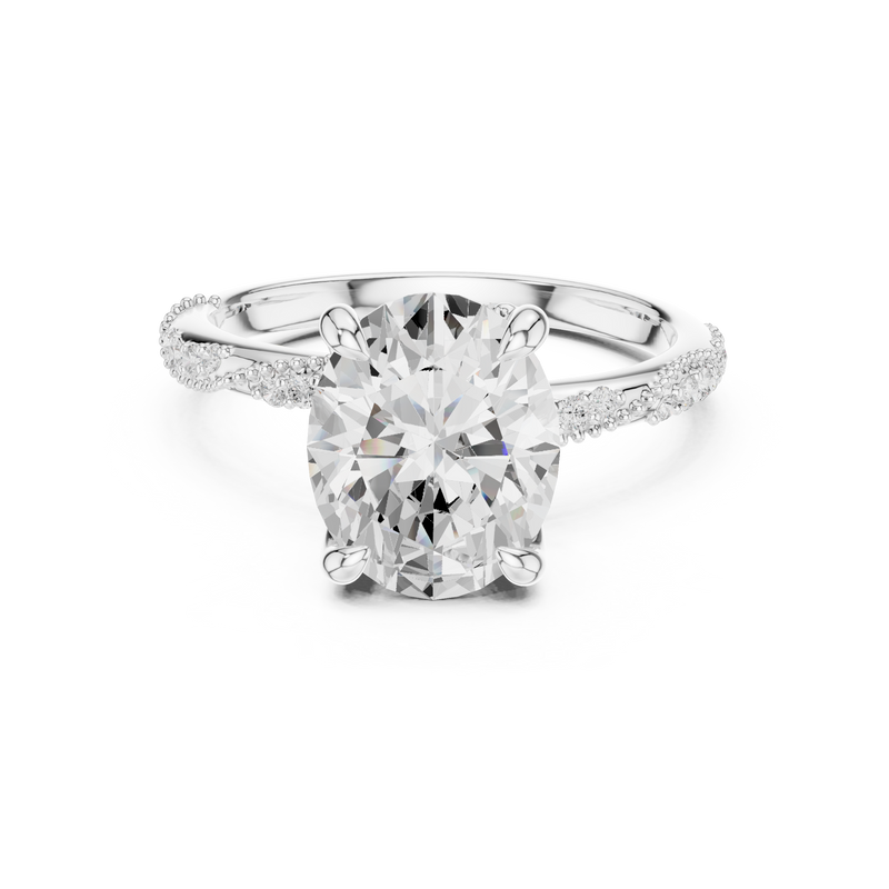 Ladies Ring DDLR-965 - White Gold - Image