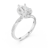 Ladies Ring DDLR-966@7 - White Gold - Image