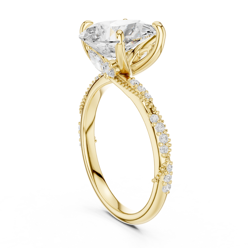 Ladies Ring DDLR-966@7 - Yellow Gold - Image