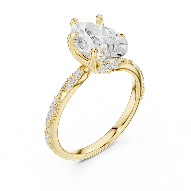 Ladies Ring DDLR-966@7 - Yellow Gold - Image