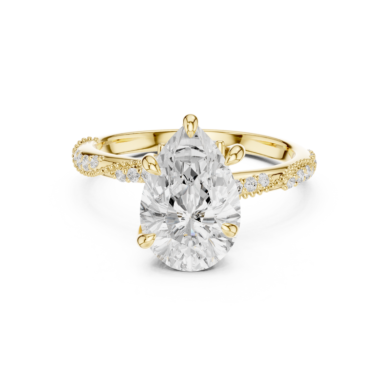 Ladies Ring DDLR-966@7 - Yellow Gold - Image