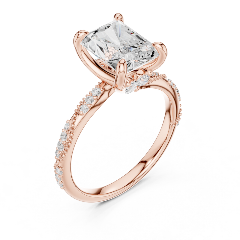 Ladies Ring DDLR-967@7 - Rose Gold - Image
