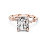Ladies Ring DDLR-967@7 - Rose Gold - Image
