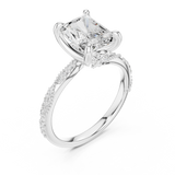 Ladies Ring DDLR-967@7 - White Gold - Image