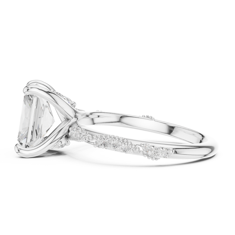 Ladies Ring DDLR-967@7 - White Gold - Image