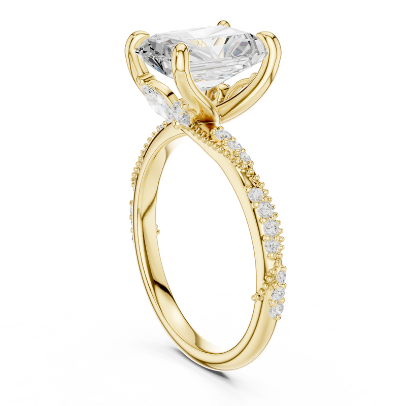Ladies Ring DDLR-967@7 - Yellow Gold - Image