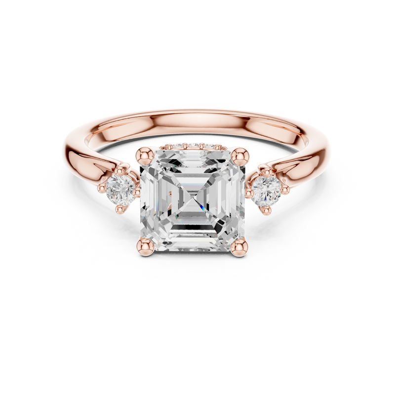 Ladies Ring DDLR-969@7 - Rose Gold - Image