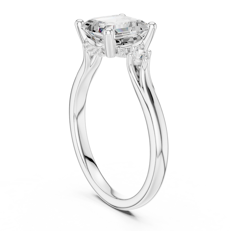 Ladies Ring DDLR-969@7 - White Gold - Image
