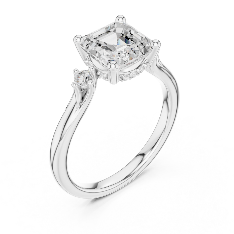 Ladies Ring DDLR-969@7 - White Gold - Image