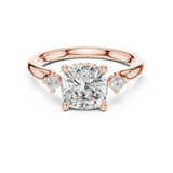 Ladies Ring DDLR-970@7 - Rose Gold - Image