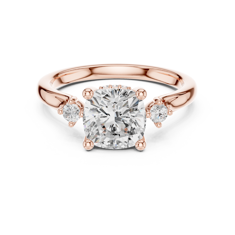 Ladies Ring DDLR-970@7 - Rose Gold - Image