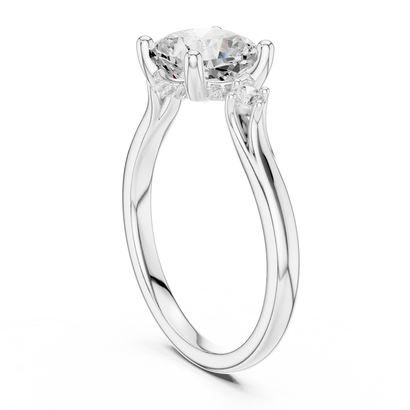 Ladies Ring DDLR-970@7 - White Gold - Image