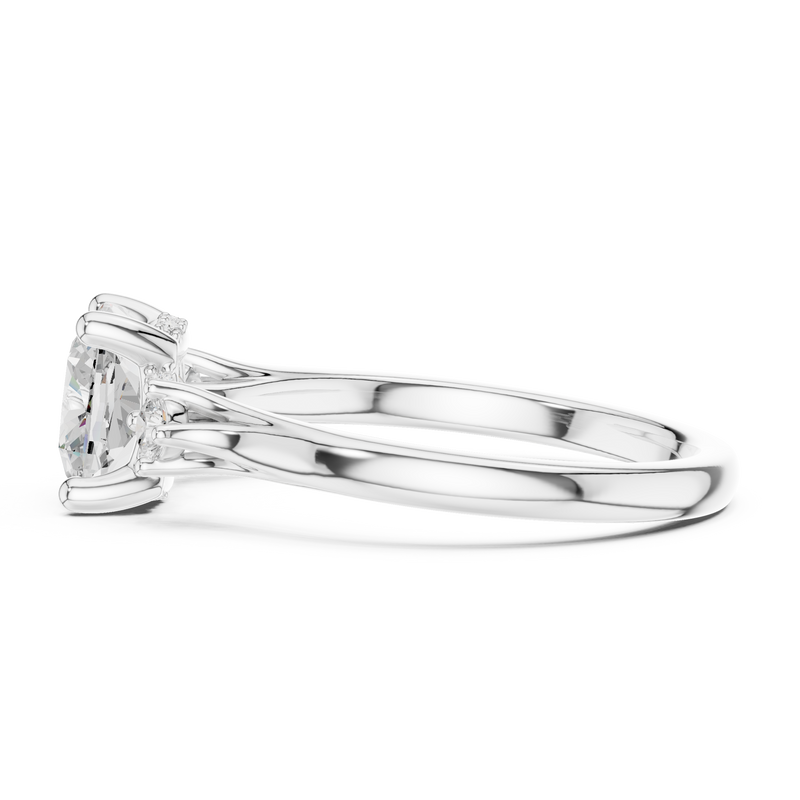Ladies Ring DDLR-970@7 - White Gold - Image