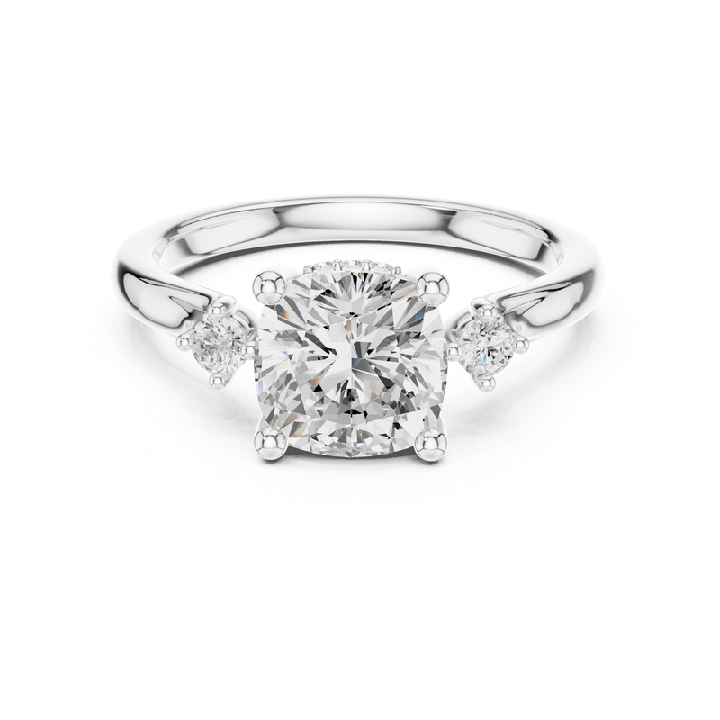 Ladies Ring DDLR-970@7 - White Gold - Image