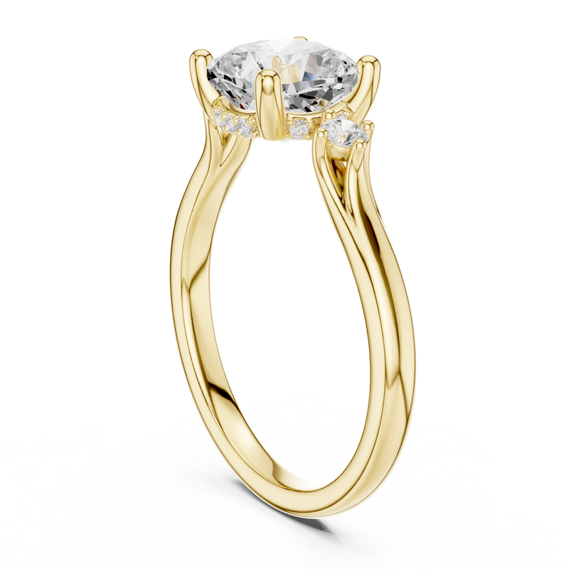 Ladies Ring DDLR-970@7 - Yellow Gold - Image