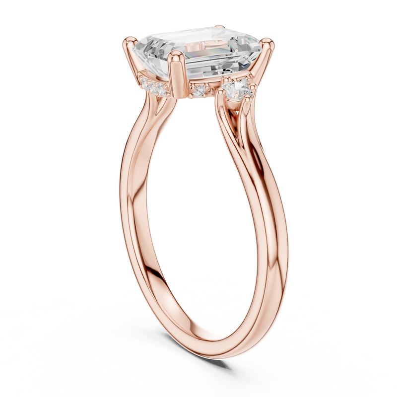Ladies Ring DDLR-971@7 - Rose Gold - Image