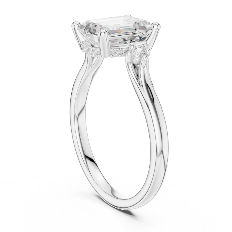 Ladies Ring DDLR-971@7 - White Gold - Image