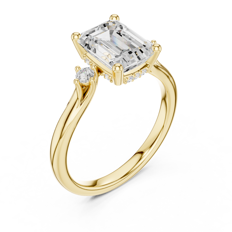 Ladies Ring DDLR-971@7 - Yellow Gold - Image