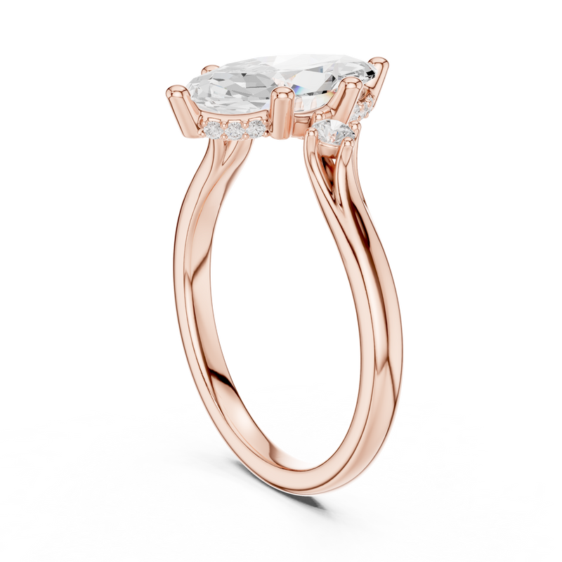 Ladies Ring DDLR-972 - Rose Gold - Image